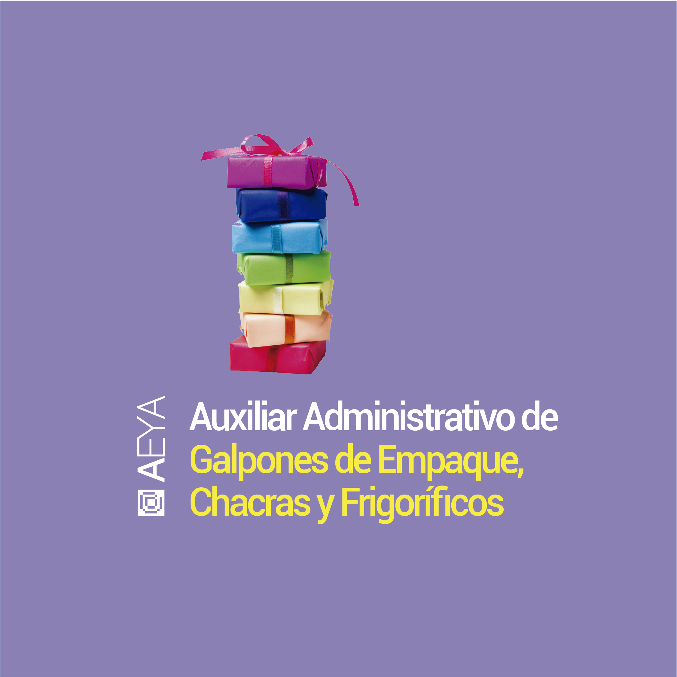 auxiliar administrativo de galpones de empaque, Chacras y frigoríficos